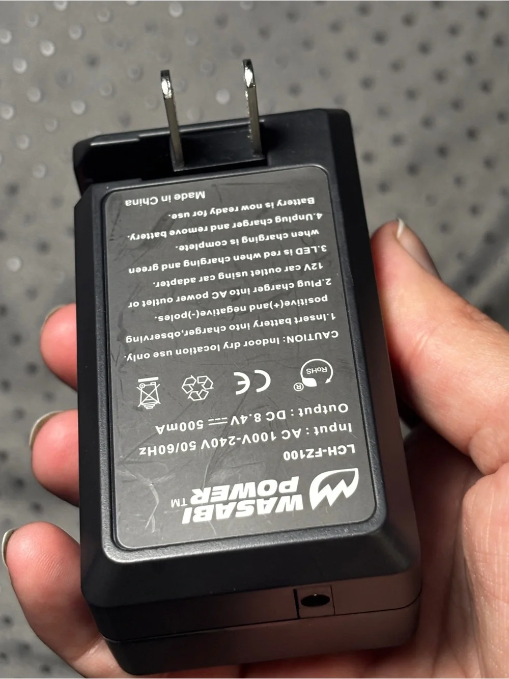 Wasabi Power NP-FZ100 Battery & Charger Set for Sony Cameras